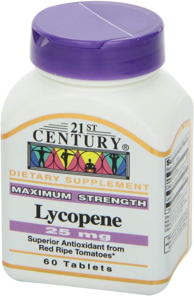siglo 21 Lycopene 25mg, 60 Tablas Cada (Pack de 4)