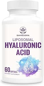 Liposomal Acid hialurónico 1000mg, alta biodisponibilidadCápsulas de ácido hialurónico, suplemento dietético Esquía y huesos, 180 cápsulas (Pack of 3)