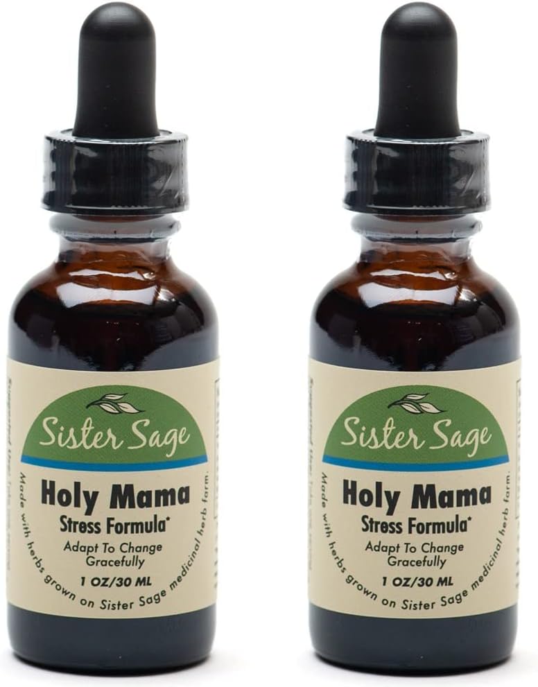 Santa madre, Tintura de Basil Santo Natural (1 oz, 2 Pack)
