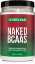 NAKED Cherry Lime BCAAs Amino Acids Powder, 100% Puro 2:1 Fórmula, Vegan Branched Chain Amino Acids, Instantized All Natural BCAA Powder Suplemento - 501 Grams, 34 Servings
