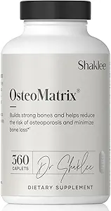 Shaklee OsteoMatrix® - Build & Maintain Strong Bones - 100% DV Calcium & Magnesium - Vitamins D & K - Zinc, Manganese - Clinically Tested for Absorption - 360 Caplets