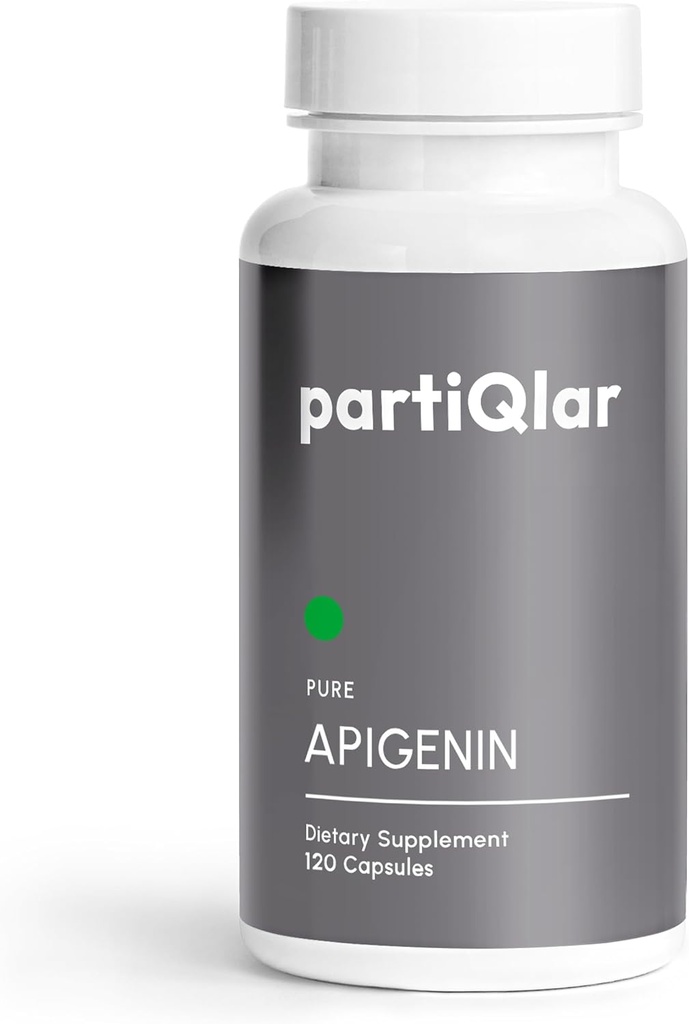 Apigenina, 100 mg por ser, 60 cápsulas – Pura – 98,7% estabilizada – Bioflavonoides activos y antioxidantes – No GMO