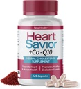Suplemento natural con CoQ10, arroz de levadura roja, niacina, policosanol y Guggul. Camino Natural. por New Health Plus 60 MG Co-Q10 (120 caps)