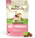 Pet Naturals Probiótico diario para perros, Sabor de pato, 160 Chews - 120M CFUs Pre y Probióticos para perros Salud digestiva, Salud Gut, Apoyo Inmunitario, Diarrea, Alergias y picazón