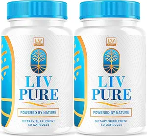 (2 Pack) Liv Pure, Liv Pure Reviews, Liv Pure Pills, Liv Pure Pills Comentarios, Livpure Pills, Livpure, Liv Pure Capsules Liver Pills, Liv Pure 120 Capsules durante 60 días.