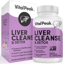 Liver Cleanse Detox " Repair - Liver Health Support Supplement - with Milk Thistle, Berberine, Beet Root Powder, Turmeric, Ginger, Dandelion Root, Artichoke, Grape Seed Extract " Más - 60 cápsulas