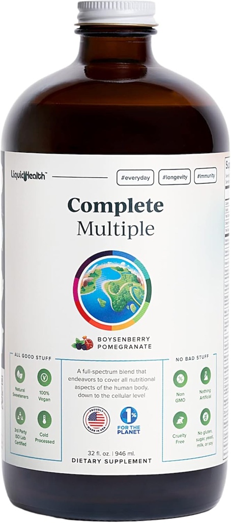 Productos de Salud Líquida Completo Múltiple Original, 32 onza Fluid