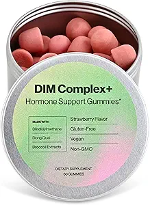 DIM Complejo Gummies for Hormone Support Extra Strength Diindolylmethane Plus Dong Quai " Broccoli Extract