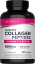 NeoCell Super Collagen Con Vitamina C y Biotina, Skin, Hair and Nails Suplemento, Incluye Antioxidantes, Tablet, 180 Cuenta, 1 Botella