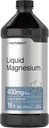 Horbaach Liquid Magnesium 16 fl oz ← Vital Trace Minerals Complex TENIDO CON Sulfate, Lithium y Boron ANTE Vegetarian, Non-GMO & Gluten Free Supplement