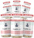 IBDassistTM Hashi Aid Thyroid Support for Women ' Hombre - Suplemento tiroideo para la enfermedad de Hashimoto " Hypothyroidism* - con Ashwagandha, Selenium, Zinc, Vitaminas Esenciales " Más - 30 cápsulas (6 Pack)