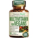 Multivitamina Vegan para Hombres Mujer - Multivitaminas esenciales 90 Tabletas con vitamina B12, A, D, C, Zinc, Magnesio &amp; Más para el bienestar corporal total - 23 Nutrientes clave &amp; Vitaminas