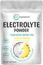 Micro Ingredientes Hidration Electrolyte Powder, 2 lb (139 Servings) Silencio Piña Colada Flavor ← High Potassium (1,000mg) + Coconut Water tención No Sugar, Keto Friendly ← Non-GMO