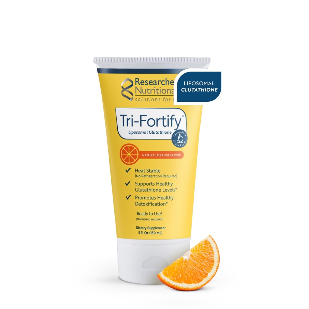 Glutathione Liposomal (450mg) Gel líquido + vitamina C - Tri-Fortificar - Ayuda Energía Natural, Apoyo Inmunitario " Detox - Investigación clínica para Absorción - Orange (5 Fl Oz)