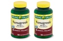Suplemento dietético de Spring Valley Fenugreek, 610 mg, 100 Conde (Pack of 2)