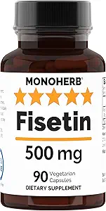 MONOHERB Fisetin 500 mg - 90 cápsulas vegetarianas