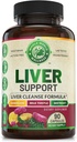 Advanced Liver Cleanse Detox " Repair Formula for Adult with Milk Thistle, Organic Liver Detox " Support Supplement for Men and Women, 90 Pills Liver Repair " Detox Support, 512mg (45-Day Supply)
