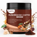 Pastel de café de hongos - Suplemento de polvo de hongos con Mane de León, Hericium Erinaceus, Ganoderma Lucidum, Cordyceps Militaris, Shiitake ← Café instantáneo de hongos ← 50 Sirviendo