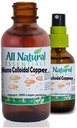 Nano Colloidal Minerals Supplement Liquid Colloidal Copper Mineral 2oz 240ppm Bottle Kosher Certified all natural for Adults, Men, Women, Kids (Spray)