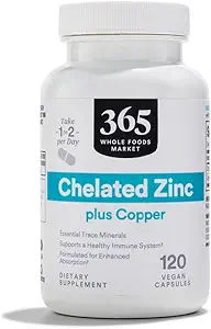 365 Valor diario, Zinc Chelated, 120 ct