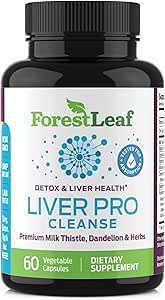 Liver Cleanse Detox " Repair - Fatty Liver Repair Detox Complex Supplement w/Choline, Zinc, Milk Thistle, Dandelion Root, Turmeric, Burdock, Artichoke - Liver Support Supplement TEN 60 Caps