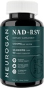 Neurogan NAD+ con cápsulas de resveratrol 1:1 Ratio - 1200mg Por Serving, 90 Ct - Celular Health & Health & Healthy Aging Supplements, Energy & Immune Support - Nicotine Adenine Dinucleotide NAD+ Suplemento