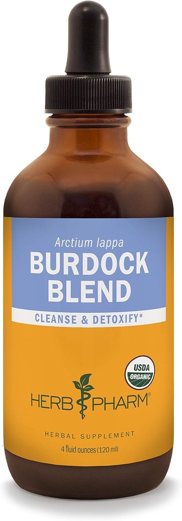 Herb Pharm Burdock Blend Liquid Extract to Support Cleansing " Detoxifying - 4 Ounce