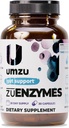 UMZU ZuEnzymes Digestive Enzymes Suplemento ← 21 Enzymes for Gut Health Support, Digestión " Nutrient Absorption  Helps Break Down Lactose, Carbs, Proteins & Fats (30 Day Supply TEN 30 Capsules)