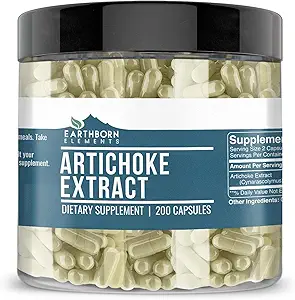 Elementos tercos Artichoke Extracto 200 Capsules, Puro ' Undiluted, No Additives