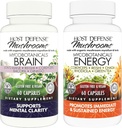 Host Defense Bundle with MycoBotanicals Brain* Capsules, 60 Conde &amp; MycoBotanicals Energy* Capsules, 60 Conde - Support Memory & Focus - Support Sustained Energy*