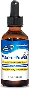 NORTH AMERICAN HERB &amp; SPICE Mac-o-Power Plus - 2 fl. oz - Raw Maca Extract - Supports Healthy Hormone System &amp; Energy Response - Non-GMO - 172 Servings
