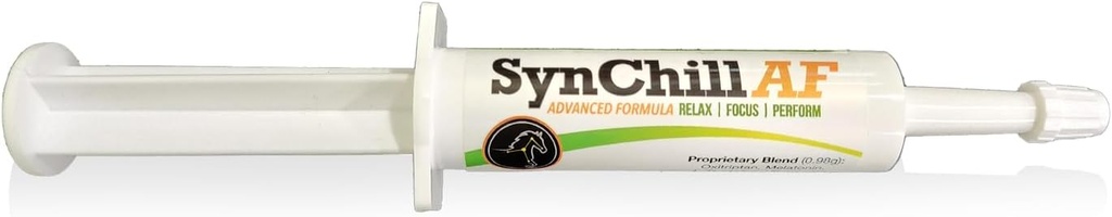 SinChill AF Calming Gel for Nervous Horses - Single Serving - Advanced Formula with L-Theanine, Mayor Potency, 100% Natural Supplement, Disposition & Confidence Support for Horses