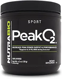 NutraBio Peak O2, Sin sabor, 4.2 oz (120 g), Laboratorios