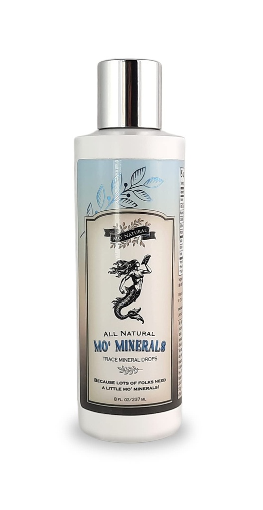 Mo' Minerals Trace Mineral Drops | 72+ Ionic Trace Minerals| 8 oz.