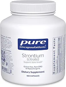 Pure Encapsulations Strontium (Citrate) ← Hypoallergenic Dietary Supplement to Support Healthy Bones*  180 Capsules