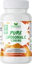 Vitamina Liposómica Pura C - 1200mg Sistema Inmunitario & Collagen Health Booster, Ayuda Anti Aging Skin Vitaminas, Sodium Ascorbate, Sunflower Lecithin, Lypo Spheric - 60 cápsulas