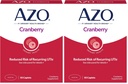 AZO Cranberry Pills for Urinary Tract Health for Women and Men, Adult Cranberry Supplement, Sugar-Free, Non-GMO, 50 Count (Pack of 2)