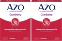 AZO Cranberry Urinary Tract Health Supplement, 1 Serving : 1 Glass of Cranberry Juice, Sugar Free Cranberry Pills, 50 Cuenta (Pack of 2)