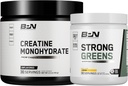 BARE PERFORMANCE NUTRITION BPN Creatine Monohydrate & Strong Greens Bundle