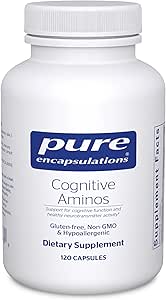 Pure Encapsulations Cognitive Aminos ← Hypoallergenic Supplement for Cognitive Function Support Ø 120 Capsules