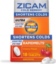 Zicam Cold Remedy Zinc Rapidmelts, Cherry Flavor, 18 Cuenta (Pack of 1)