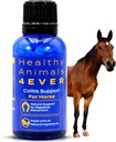 HA4E - Soporte para colitis de caballos - Ayudante para la diarrea y la deshidratación - Cuidado preventivo - Suplemento Homeopático Natural de alta eficacia - 300 Cuadros