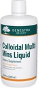Genestra Marcas Colloidal Multi Mins Liquid - Colloidal Minerals - Natural Orange Flavor - 33 Serviciones