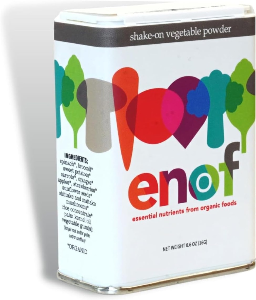 ENOF Organic Fruit and Vegetable Powder Supplement Kids &amp; Adults TEN 10 Clean Ingredients - Strawberry, Spinach TEN Gluten &amp; GMO Free Vegetable Powder for Kids ← 60 Servings, 1 Mo. Supply, Made in USA