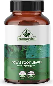 Pata de Vaca - Cow's Foot Leaves - 100 Veggie Capsules - 1,500mg Herbal Supplement Cows Foot