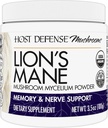 Anfitriona de Defensa León Polvo de Mane - Suplemento de Apoyo a la Salud del Cerebro - Suplemento de Mushroom para apoyar la función de memoria - Immune &amp; Nervous System Support Supplement - 3.5 oz (66 Servimientos)*