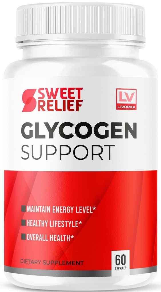 LIVORKA Sweet Relief Glycogen Support, SweetRelief GlycogenSupport Capsules, SweetRelief Support Pills, GlycogenSupportSweetRelief, 30 cápsulas para 1 mes