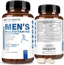 Benevolent Nourishment Multivitamin for Men - Supports Energy & General Health - Essential Daily Vitamins for Men, Biotin, Magnesium, Zinc & Antioxidant for Immune Health - Non-GMO,120 Caps
