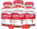 Laboratorios Justificados (3 Pack Keto Rush Keto ACV Apple Sider Vinegar Boost Fórmido con granate Beet Juice Powder B12 Vegan No GMO 180 Gummies
